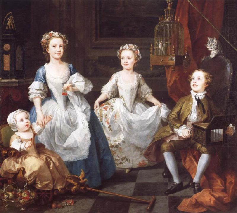 THe Graham Children, William Hogarth